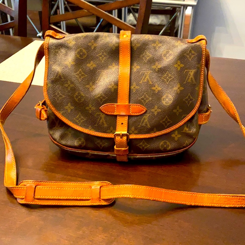 Louis Vuitton satchel crossbody bag used